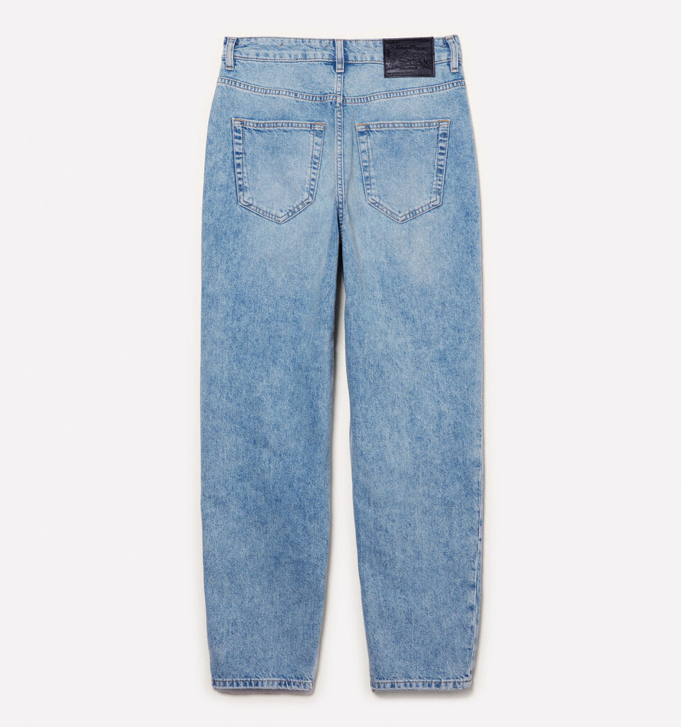 Jeans Style 68 mom fit claro - jeans mom fit e boyfriend para mulher - Azul-Céu | Sisley image number 6